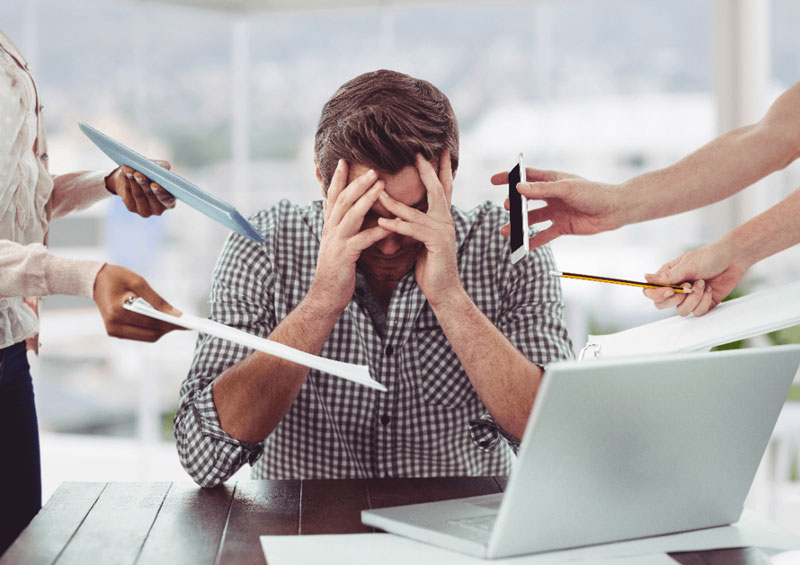 Stress là nguyên nhân rụng tóc ở nam giới